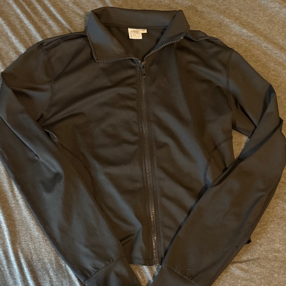 Black Zip-Up Jacket